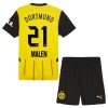 Oficiální Fotbalový Dres Borussia Dortmund Malen 21 Domácí 2024-25 pro Děti